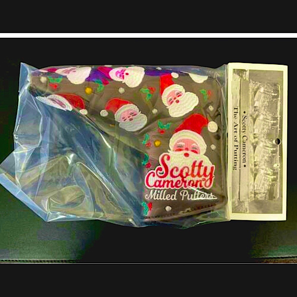 Scotty Cameron Blade Putter Cover Santa ClauseRARE